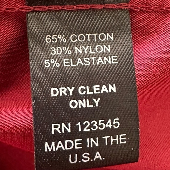 Igigi Aurelia Blouse Plus Size 22 Red Ruffled Neck Turn-Up Cuffs Button Up NWT - Picture 14 of 14